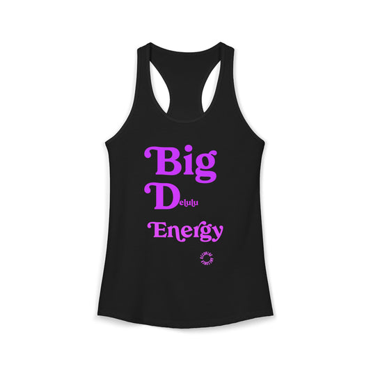Big Delulu Energy Women's Ideal Racerback Tank